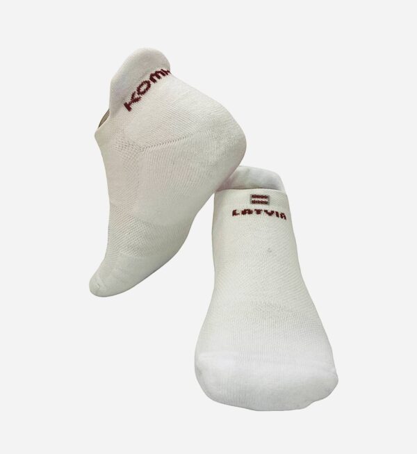 Socks white "Komkov" Latvia