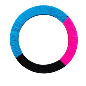 Чехол для обруча «KOMKOV» розово-черно-голубой