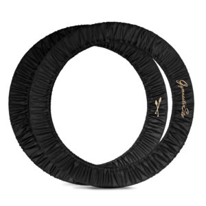 Чехол для обруча KOMKOV с вышивкой черный