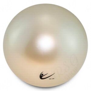 Piłka Tuloni 16-17 cm złoty brokat