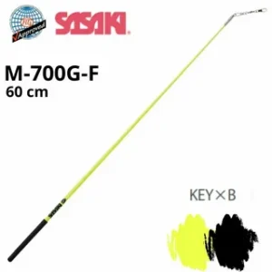 Pałeczka Sasaki M-700G KEYxB 60 cm kolor. Fluo-Yellow Black FIG