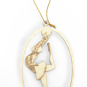 ozdoba z gimnastyczką