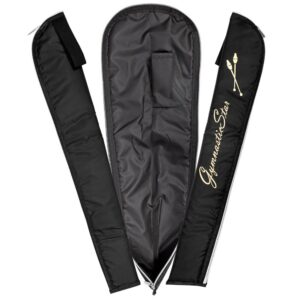 Чехол для палочки с лентой «KOMKOV» чёрный с вышивкой