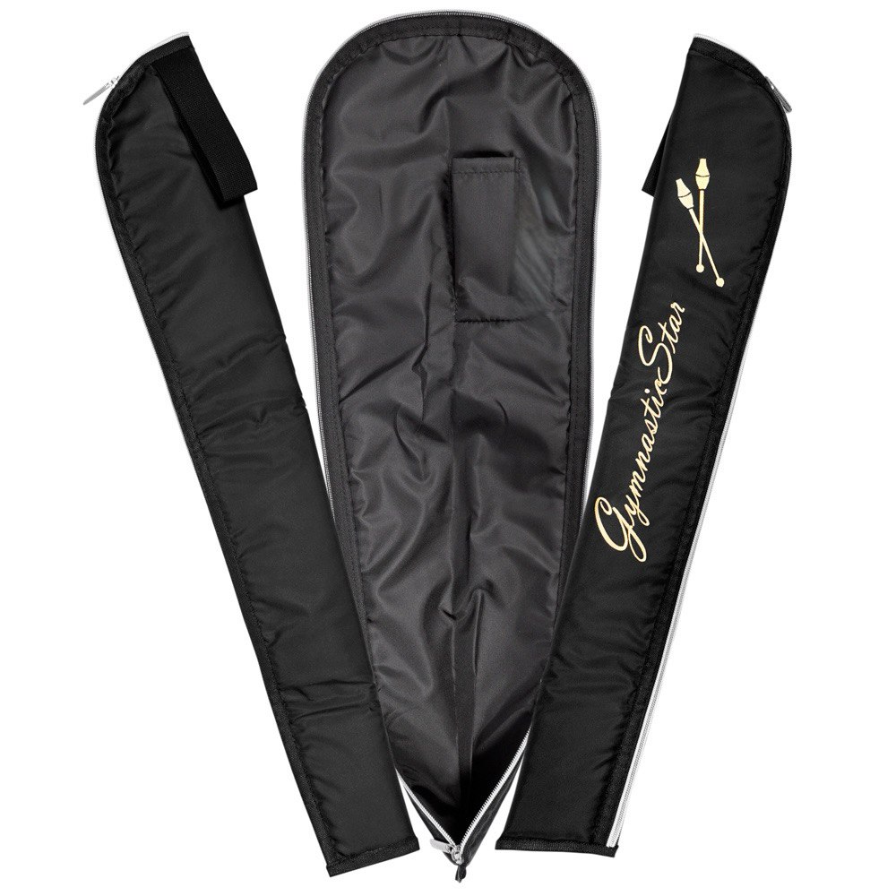 Чехол для палочки с лентой «KOMKOV» чёрный с вышивкой Чехол для палочки с лентой «KOMKOV» чёрный с вышивкой